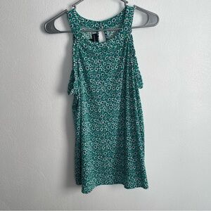 Fortune + Ivy Dayce floral Halter size medium stitch fix EUC